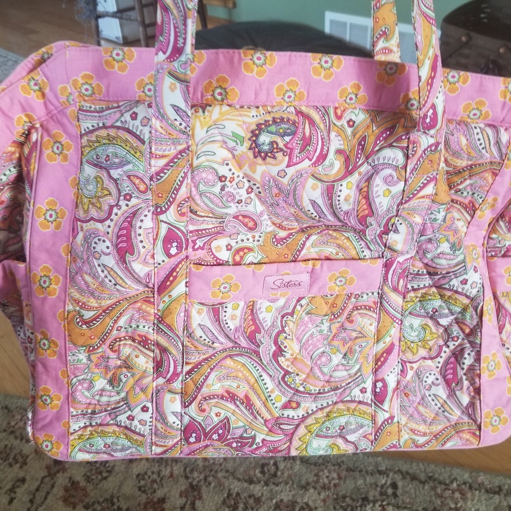 Longaberger Sisters Large Carry-All Bag